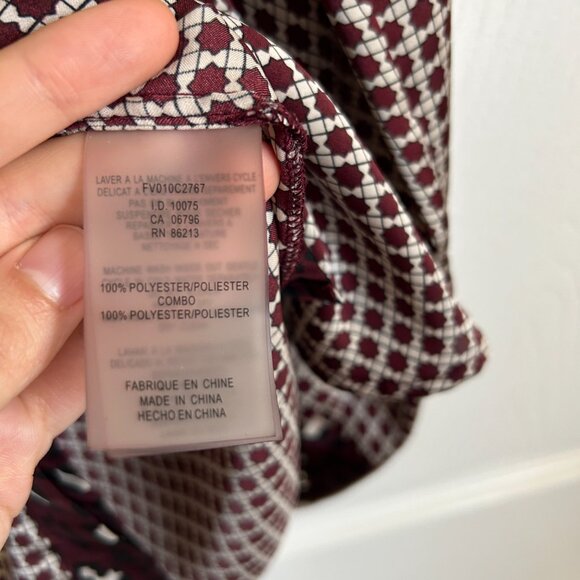 Elegant Patterned Classic Button Down Blouse Collar Shirt - Picture 3 of 7